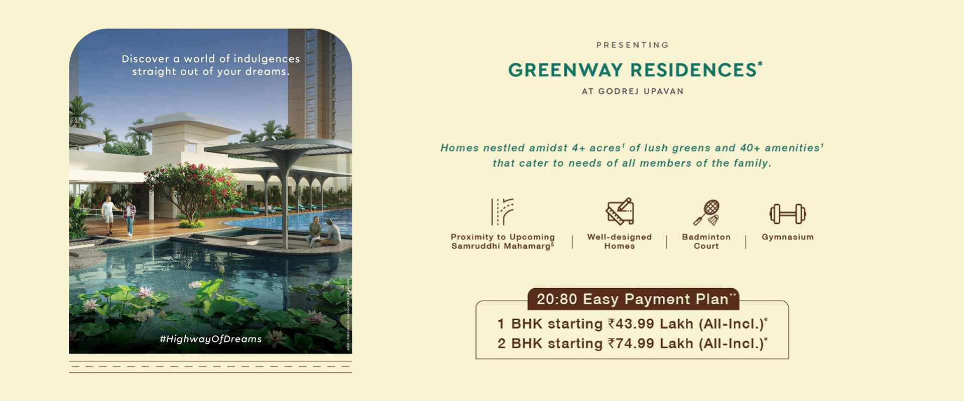 Luxurious Living at Godrej Upavan: Premium 1 & 2 BHK Apartments on Kalyan-Bhiwandi Road