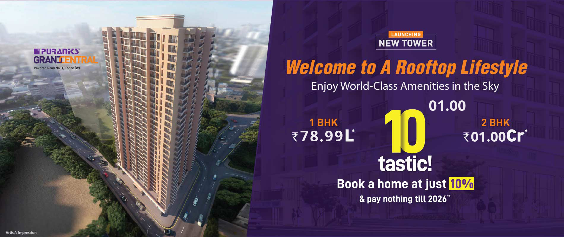 Puraniks Grand Central Price