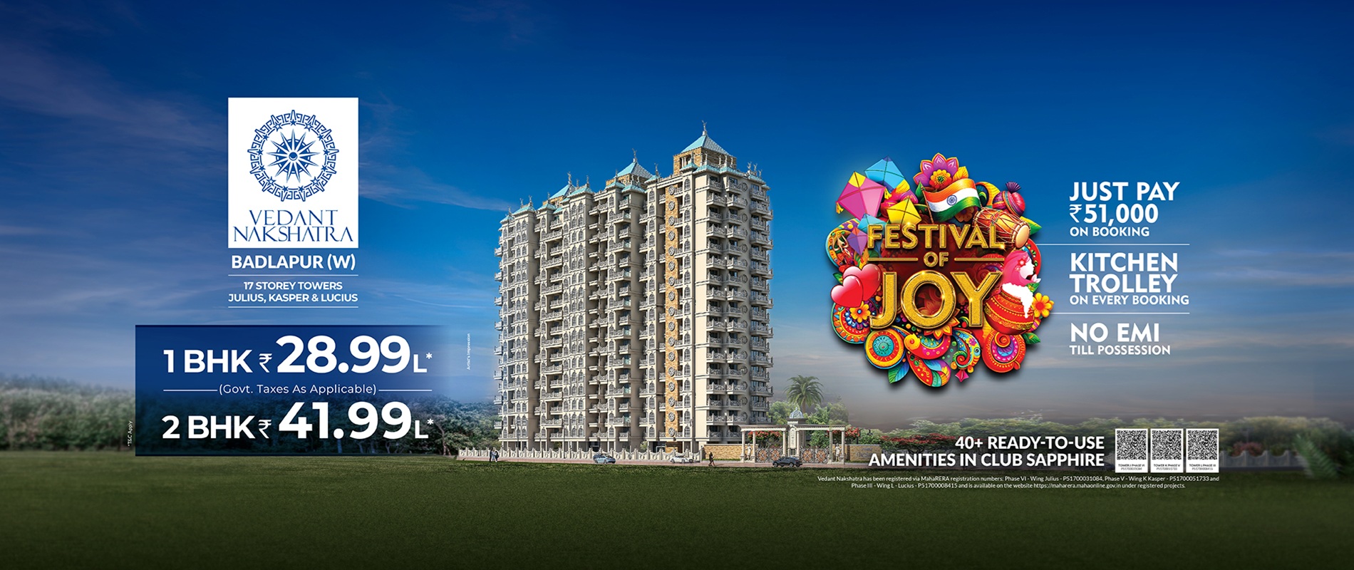 Tharwani Vedant Nakshatra: Premium 1 BHK Homes in Badlapur West