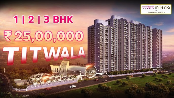 Affordable 1 BHK Flats in Titwala – Just ₹25.99 Lacs* at Tharwani Vedant Millenia