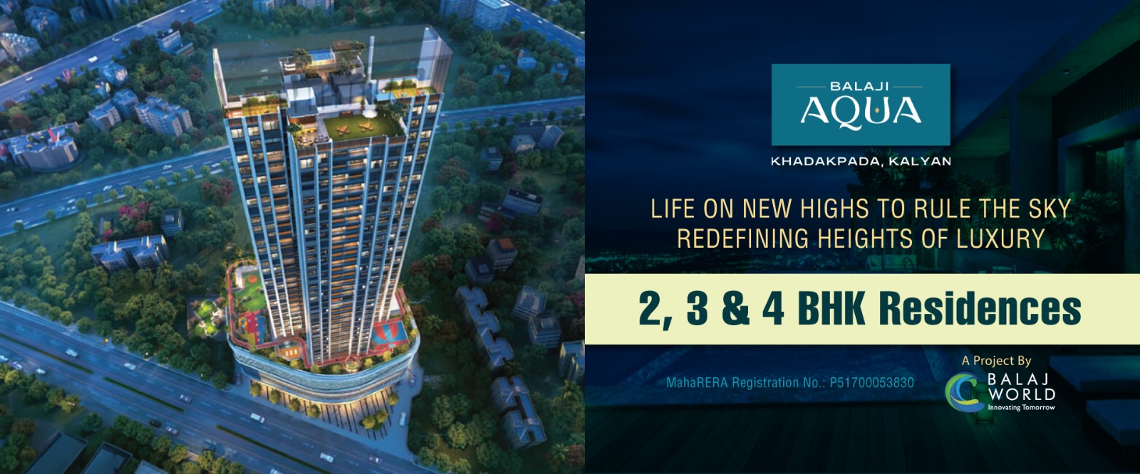 Flats for Sale in Khadkpada – Luxury 2 & 4 BHK Apartments in Kalyan West