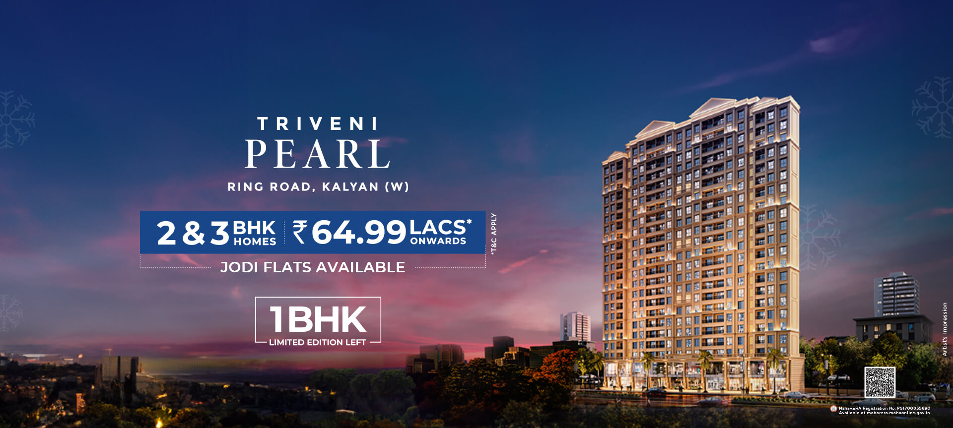 Triveni Pearl Sales Office Kalyan West