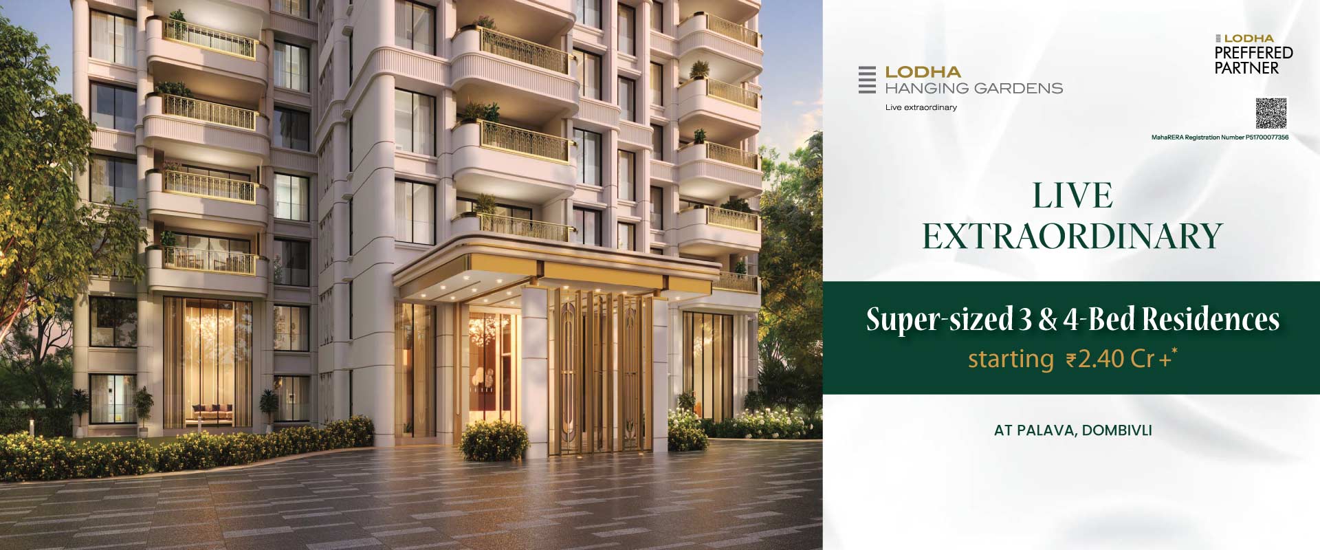 Lodha Hanging Gardens 4BHK Penthouse – Luxury Sky Residences in Palava City