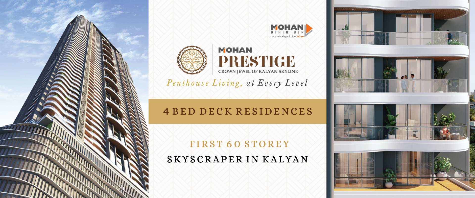 4BHK Flats Kalyan | Luxury Residences at Mohan Prestige Kalyan West