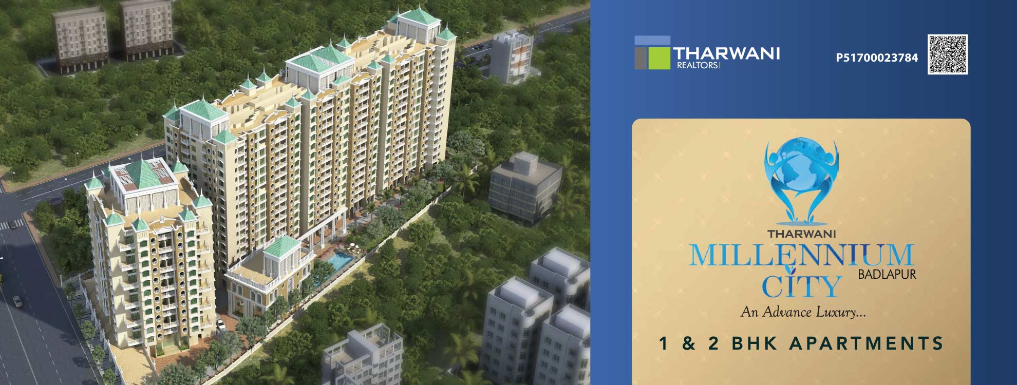 Tharwani Millennium City Location