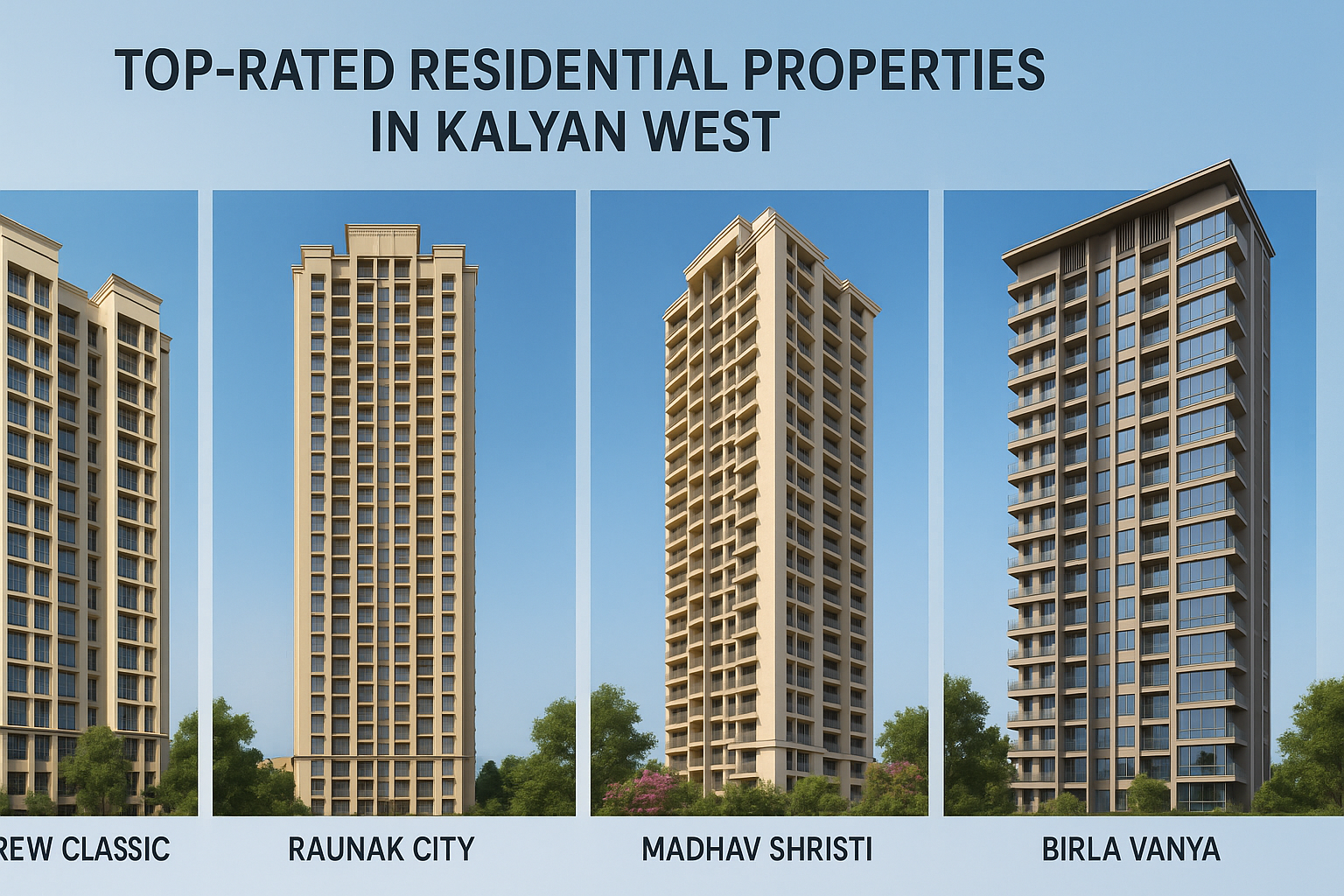 Which are the top-rated residential properties in Kalyan