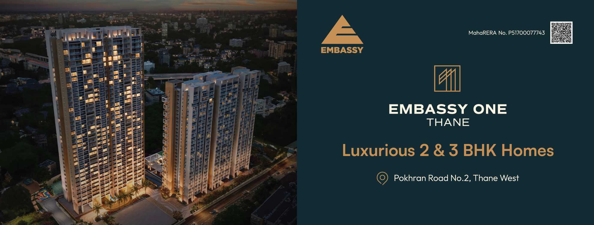 Embassy One Thane - Luxury 3 BHK Homes at Pokhran Road 2