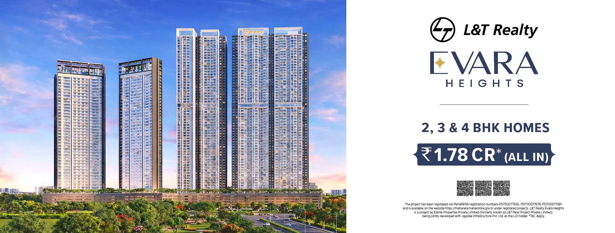 L&T Evara Heights RERA Number
