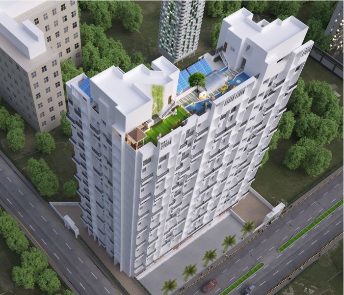 What is the average flat price in Kalyan West?