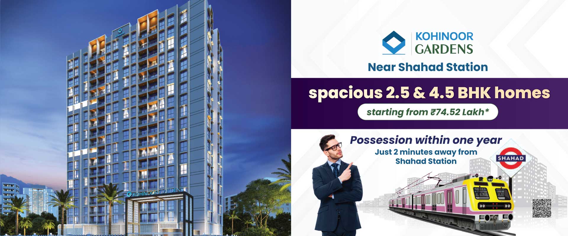 Kohinoor Gardens Reviews | 1, 2, 2.5 & 4.5 BHK Flats in Ulhasnagar