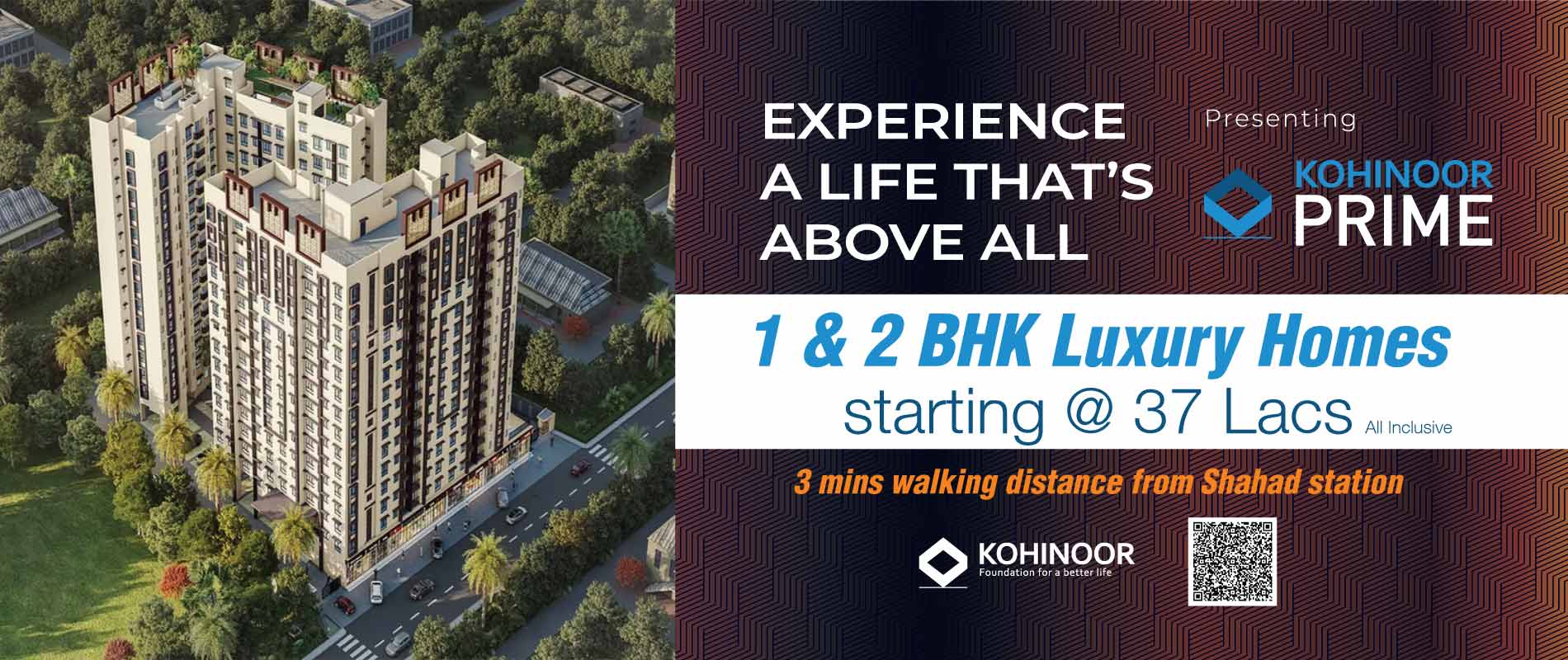Kohinoor Prime Shahad Kalyan | Spacious 1 & 2 BHK Flats for Sale