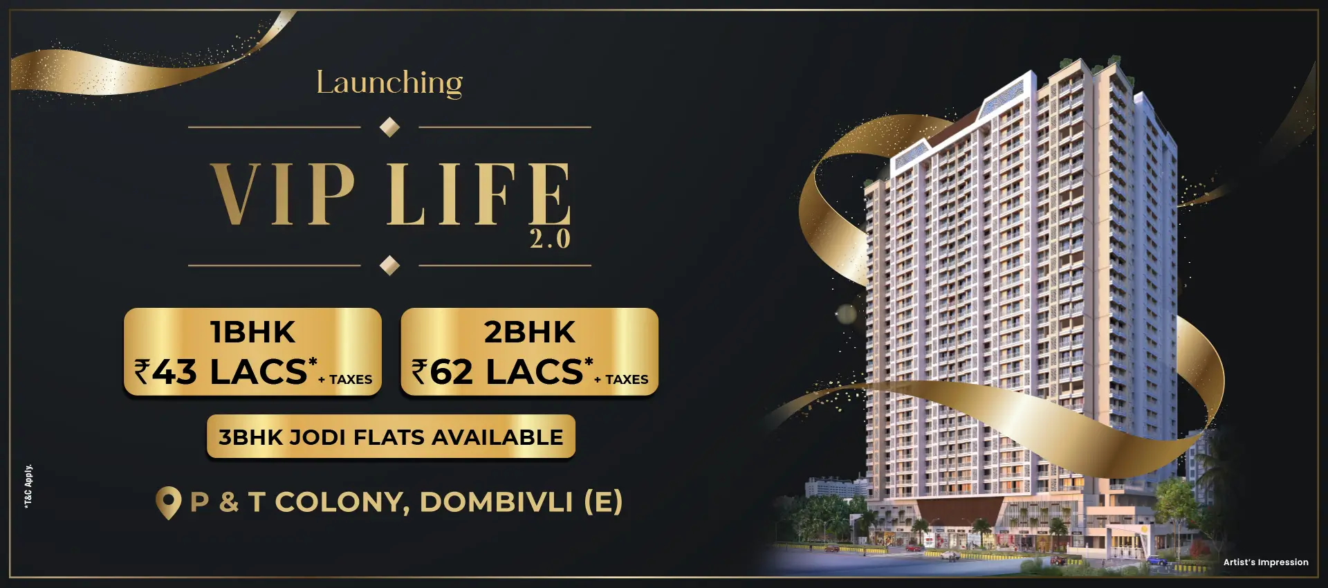 2 BHK Flat for Sale in Dombivli East | Laukik Vastu Luxuria – Luxury Living