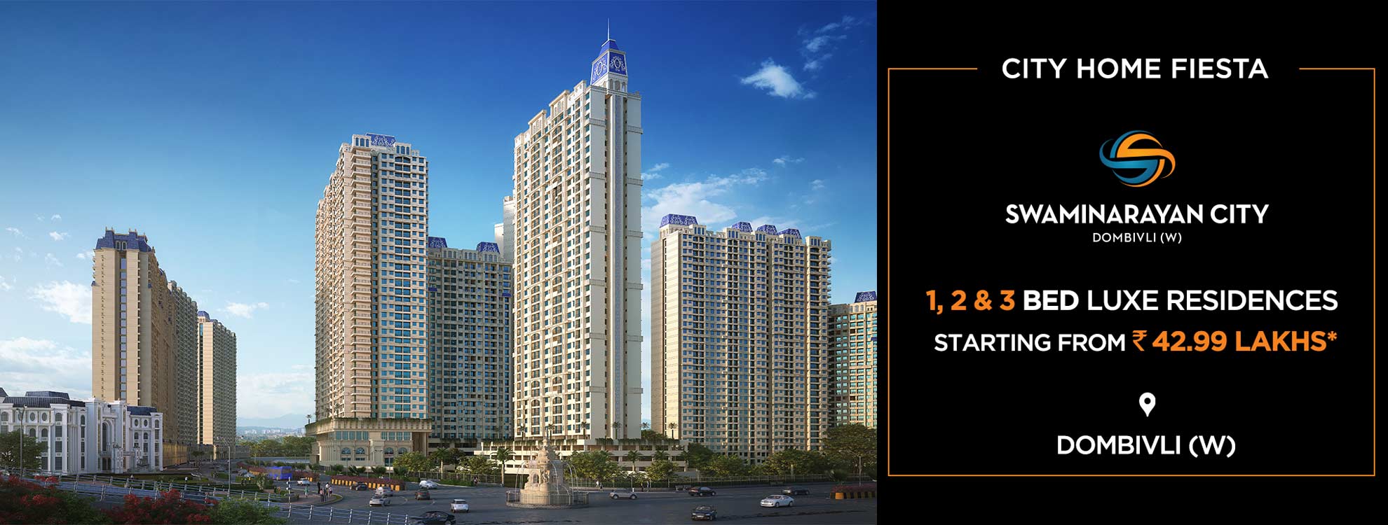 Swaminarayan City Dombivali Location