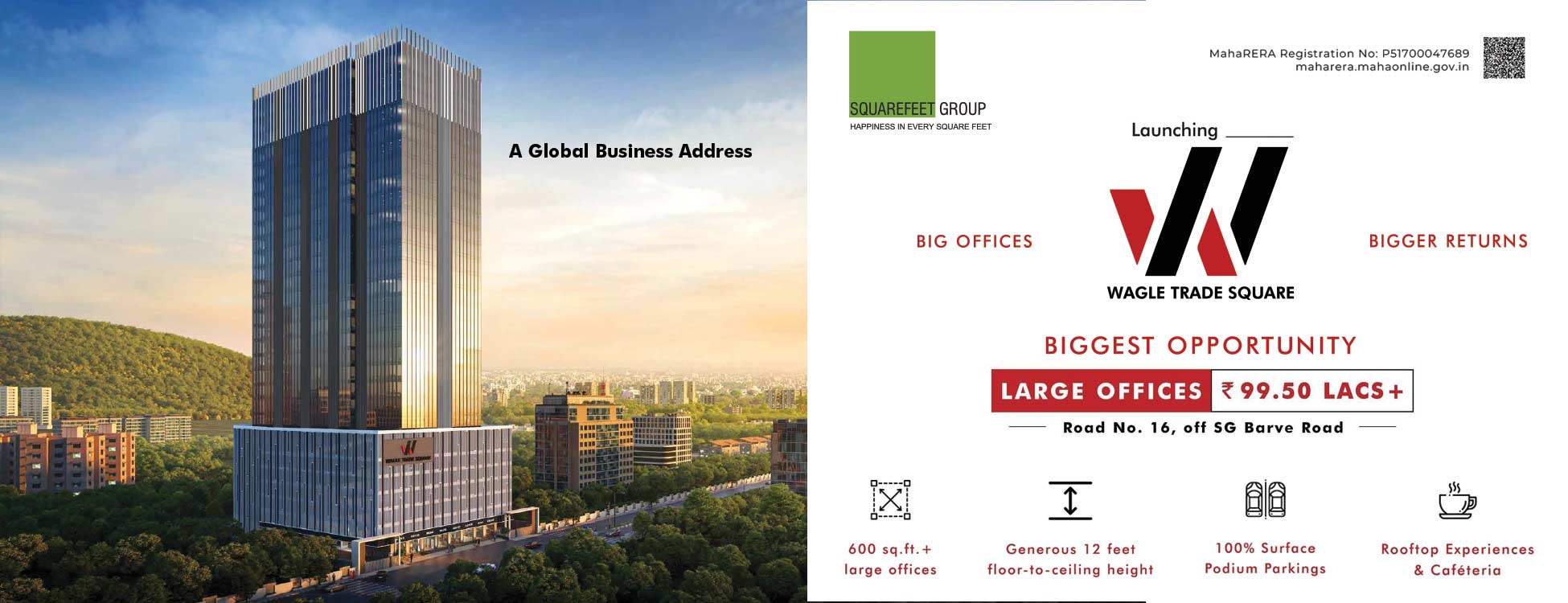 Why Invest in Wagle Trade Square | Commercial Property in Wagle Estate Thane