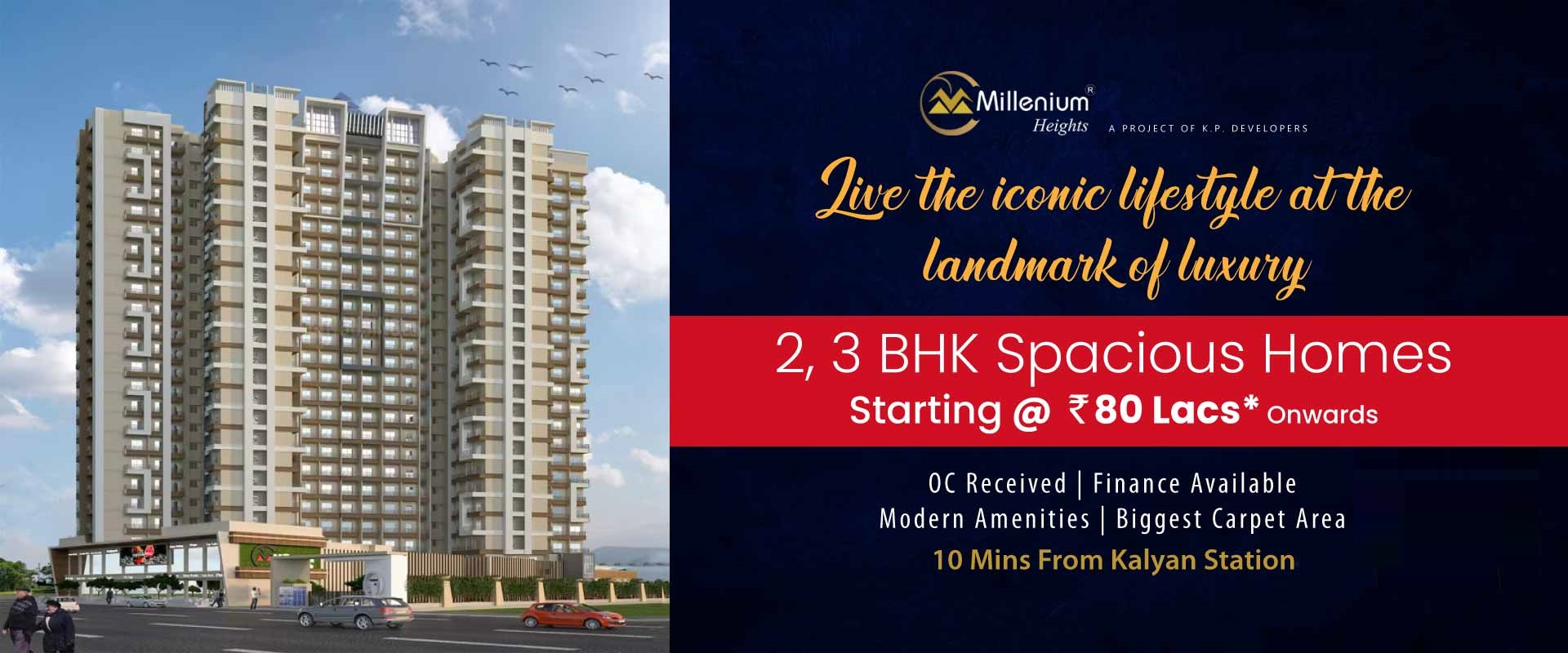 Millenium Heights Luxury Ready To Move Flats in Kalyan