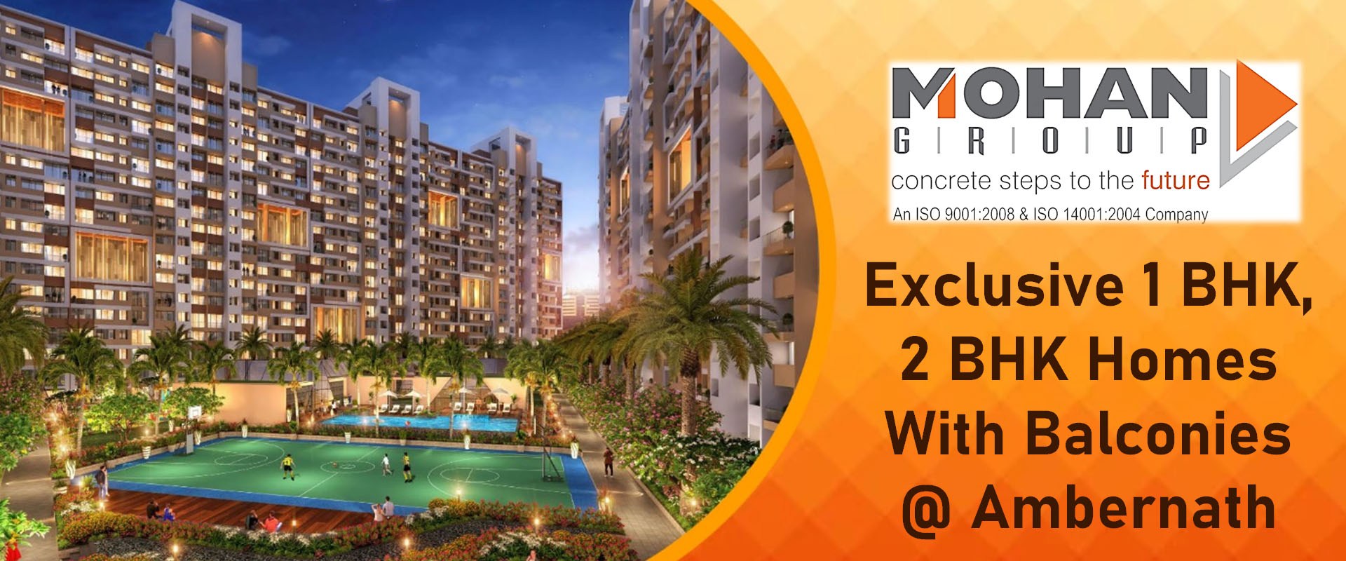 Mohan Group 1, 2 BHK Flats For Sale in Ambernath