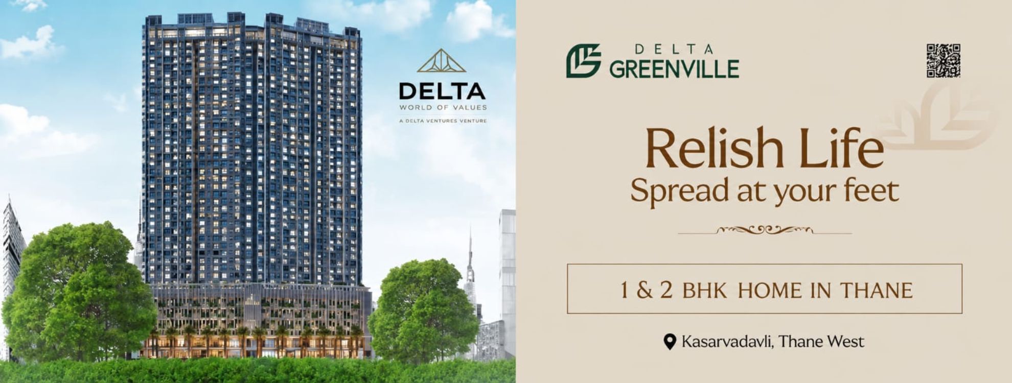 Delta Greenville Kasarvadavali Thane | 1 & 2 BHK Homes