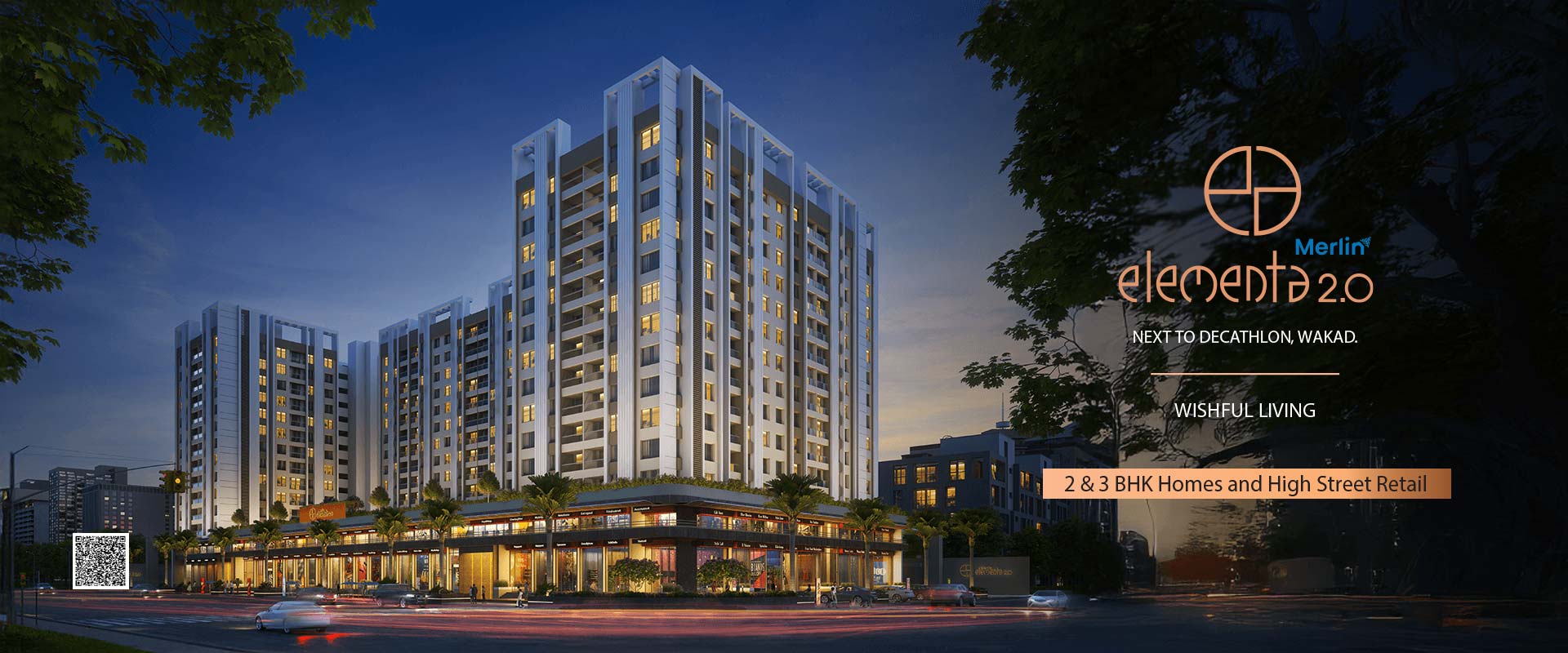 Merlin Elementa | 1 BHK & 2 BHK Flats for Sale in Waka