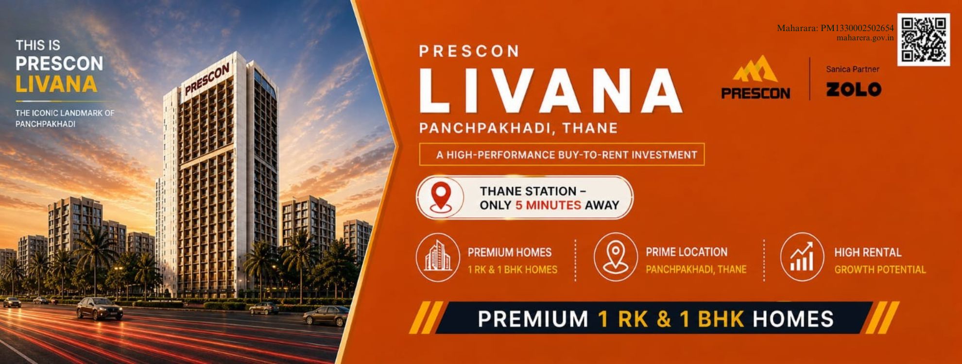Prescon Livana  By JV Infra | 1 RK & 1 BHK Homes Thane