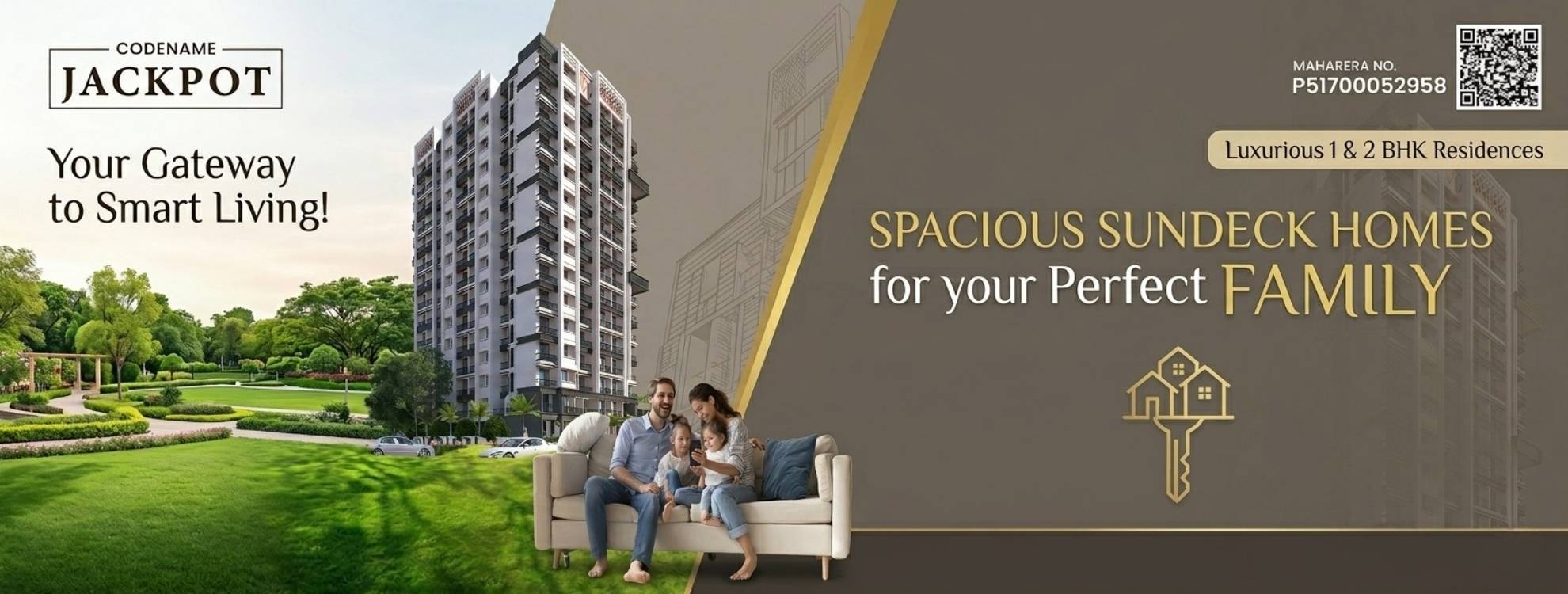 Codename Jackpot | 1, 2 BHK Flat for Sale
