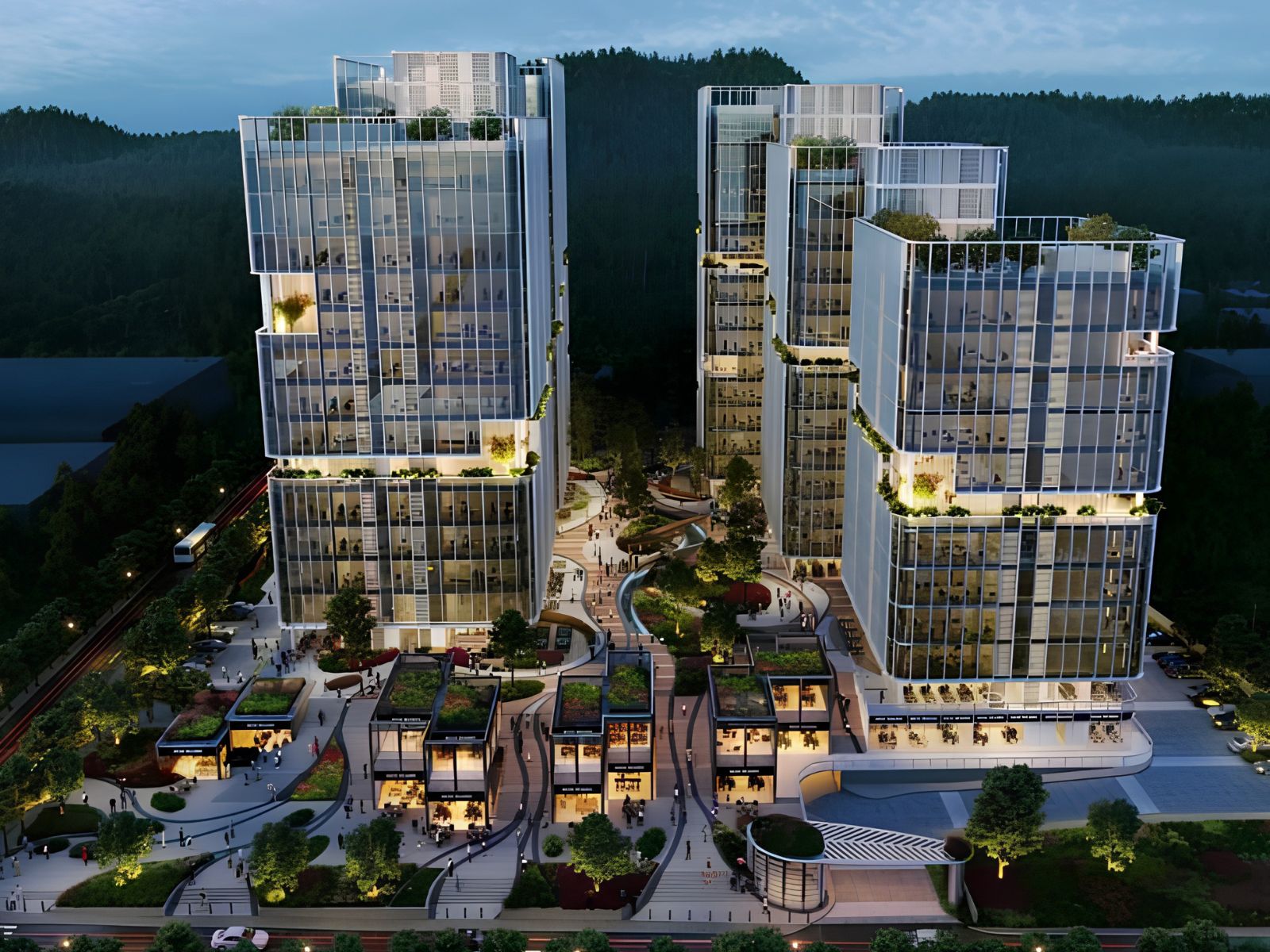 Sunrise Corporate Park Thane | Office Spaces at Wagle Estate