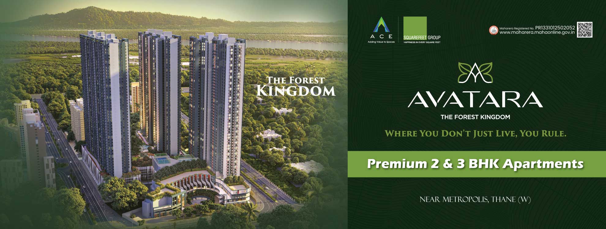 Avatara The Forest Kingdom | 2 & 3 BHK Apartments on GB Road