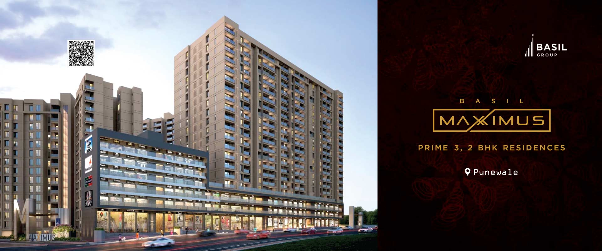 Basil Maximus Punewale |  Prime 2,3 BHK Homes