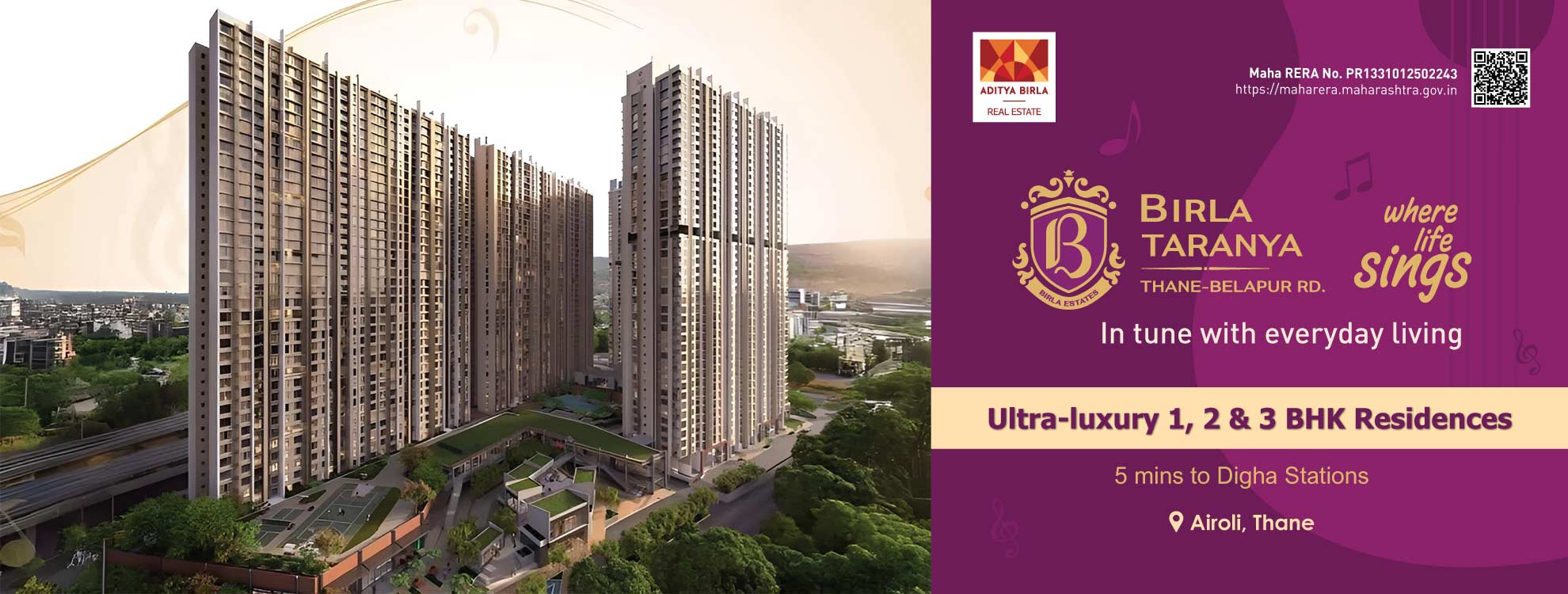 Birla Estates Thane | New Launch 2 & 3 BHK Flats Near Airoli