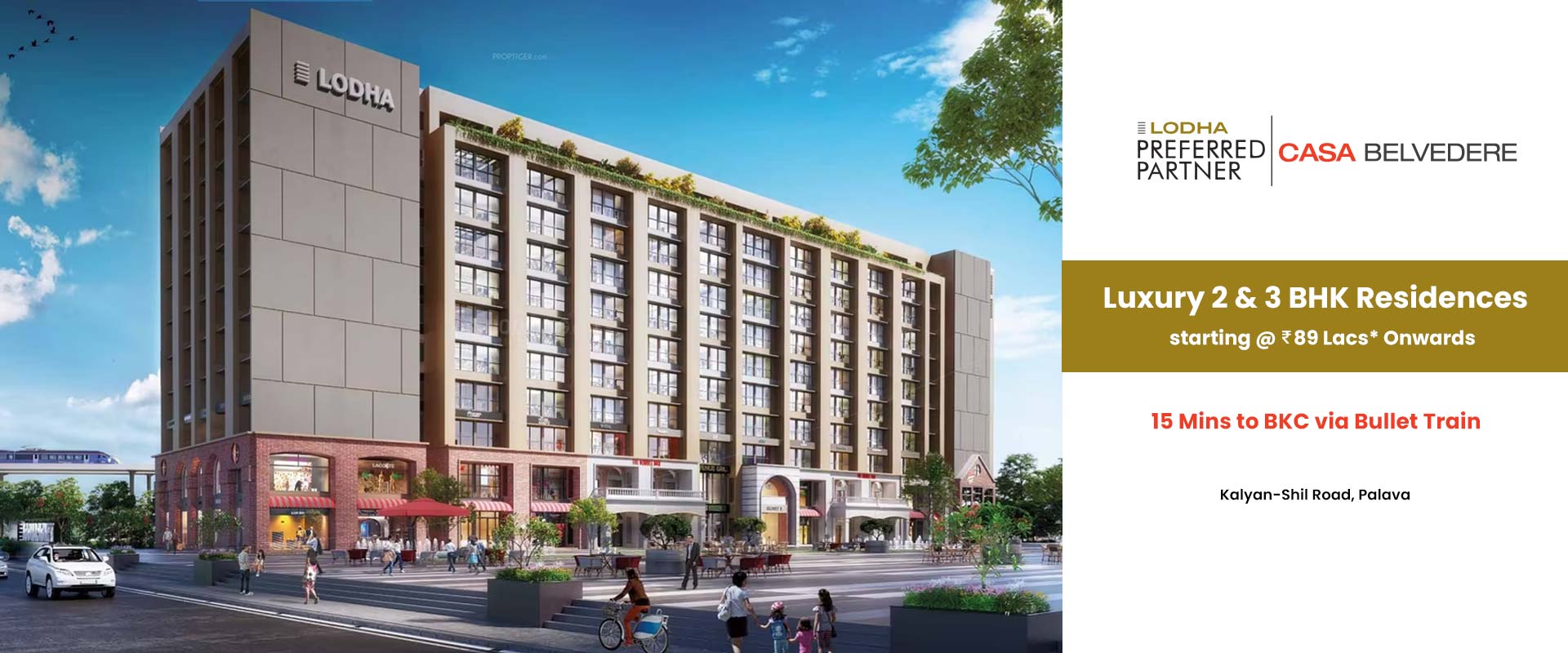 2 & 3 bhk lodha palava for sale