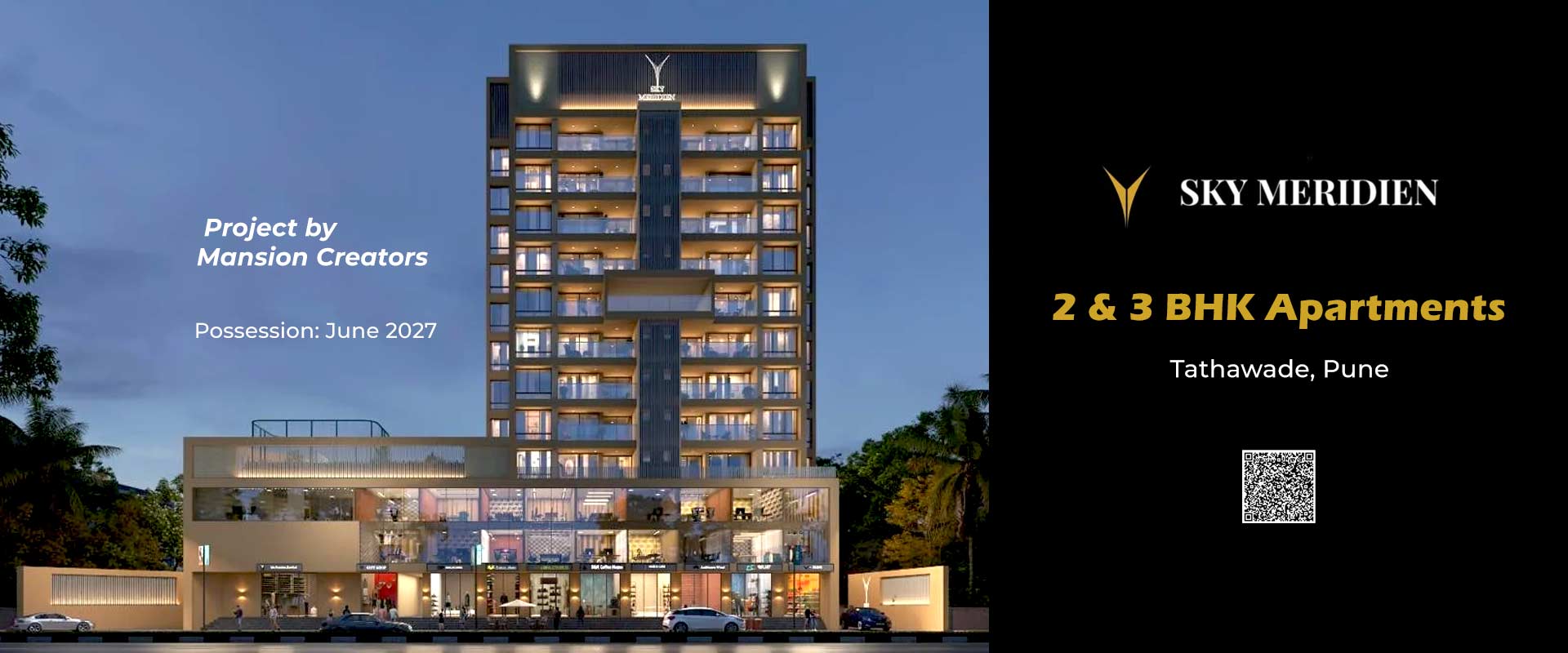 Sky Meridien Tathawade | 2 & 3 BHK Flats for Sale