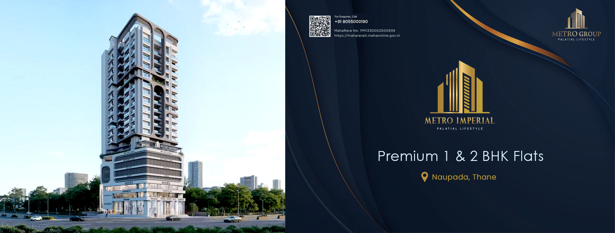 Metro Imperial Thane West | 1 & 2 BHK flat in Naupada
