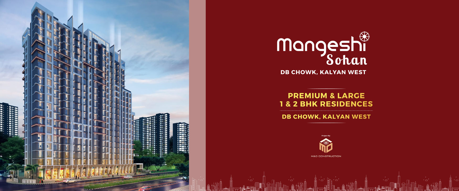 2 BHK ready possession flats in Kalyan West