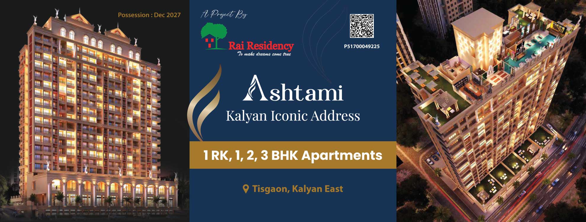 Rai Ashtami Kalyan | 1 & 2 BHK Luxury Flat