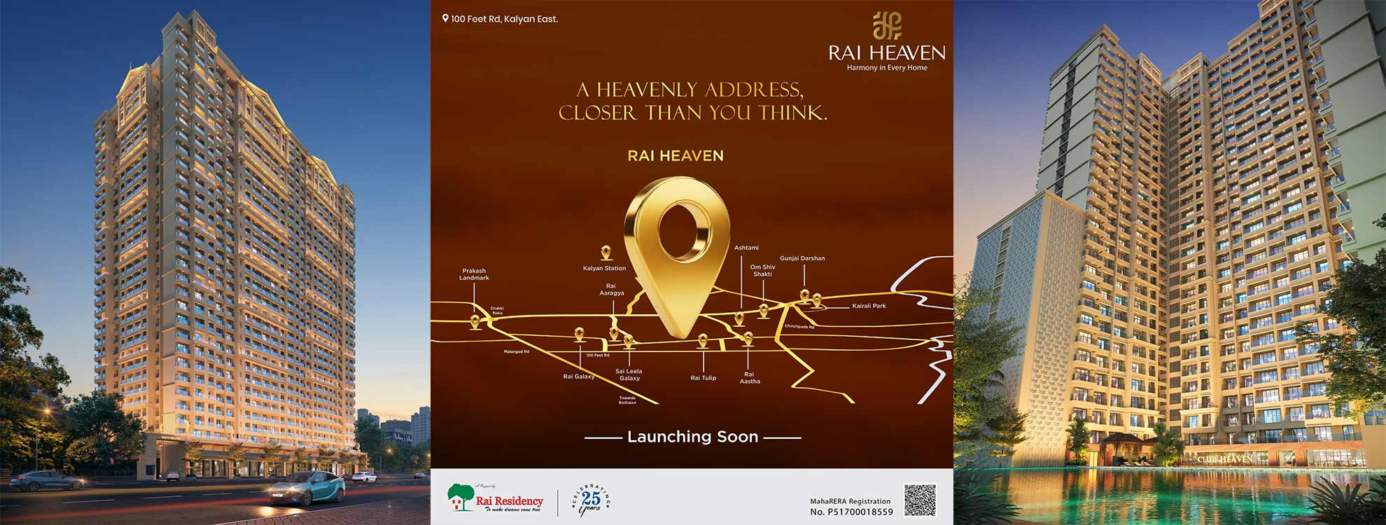 Rai Heaven Kalyan East – New Launch 1 & 2 BHK Homes