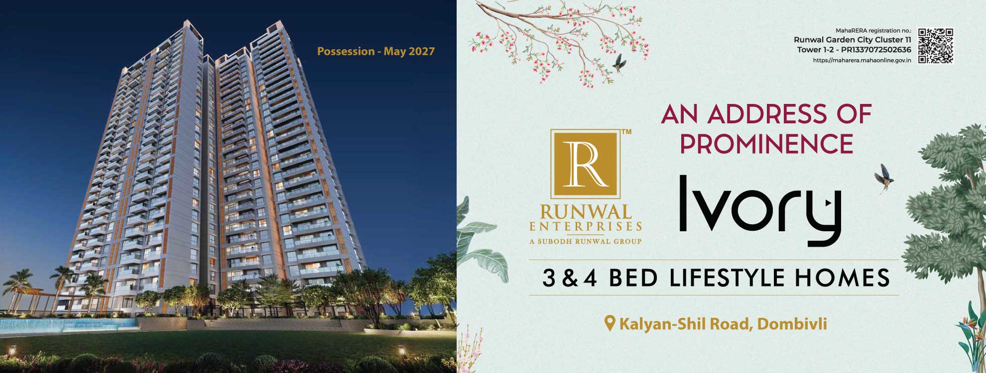 Runwal Garden City New Launch | Premium Apartment In Dombivli