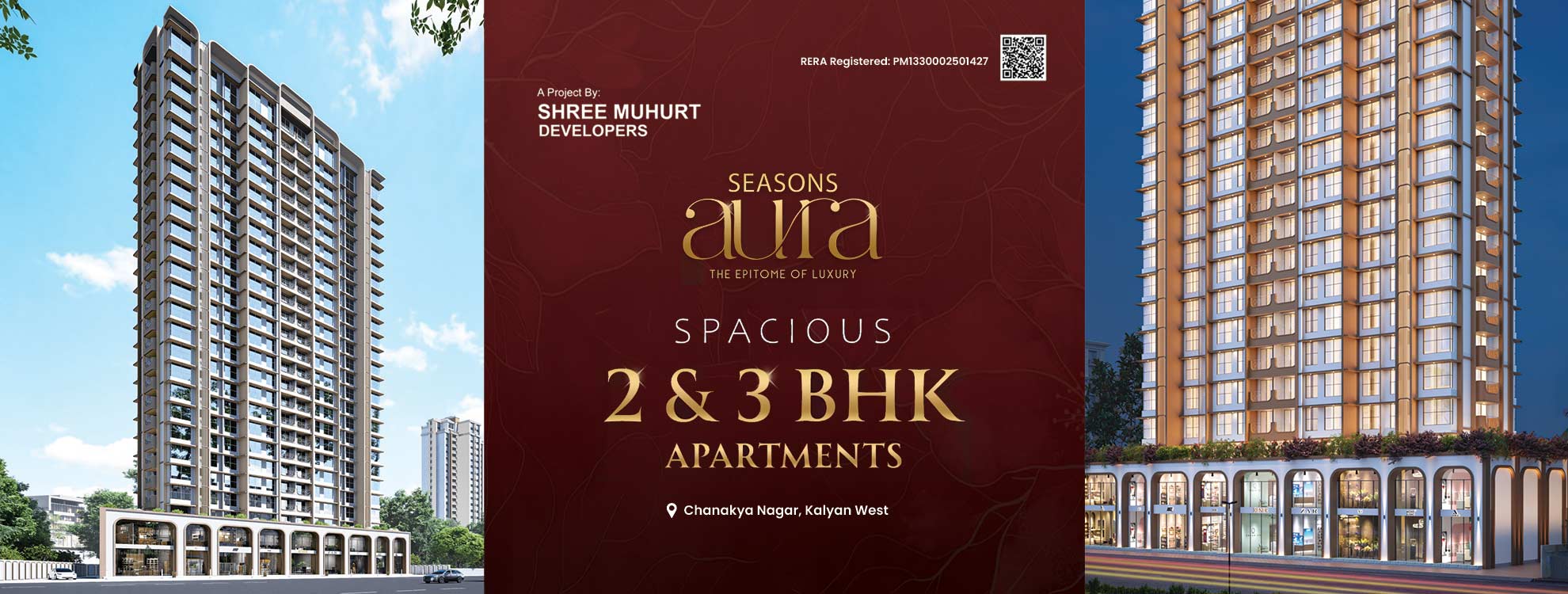 Seasons Aura Kalyan West | 2, 3 BHK & Jodi Flats for Sale