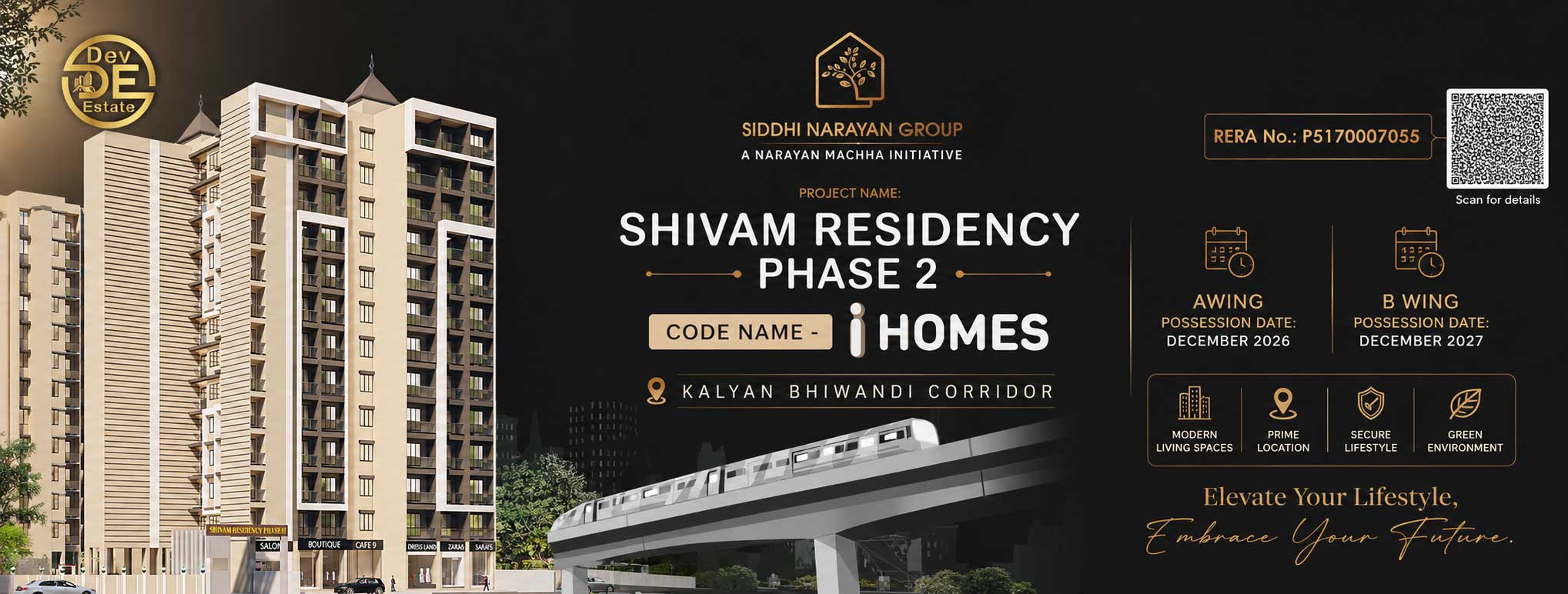 Shivam Residency Bhiwandi | 1, 2 & 3 BHK Flats in Temghar