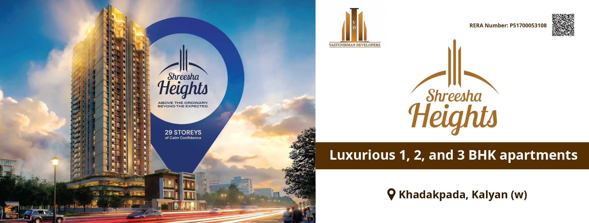 Shreesha Heights Kalyan West | Luxury 1, 2 & 3 BHK Flats in Khadakpada