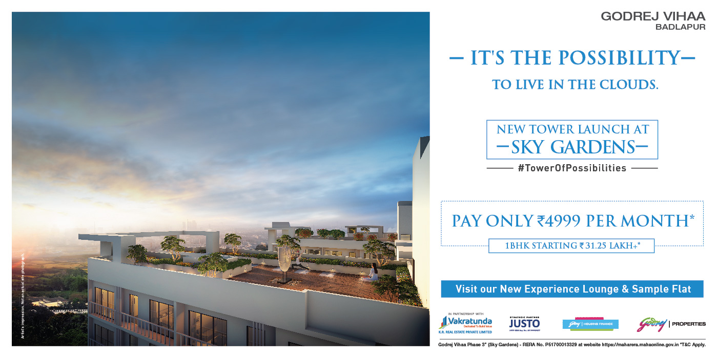 Ready to Move Flats in Badlapur East | 1 & 2 BHK Homes at Godrej Vihaa