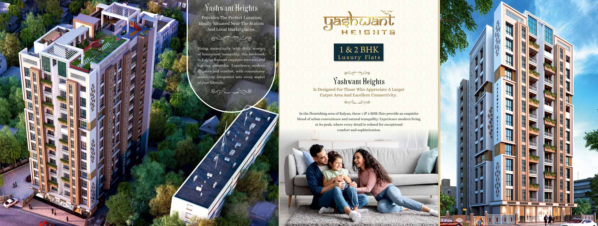Yashwant Heights Kalyan West | 1 & 2 BHK Flats Near Station