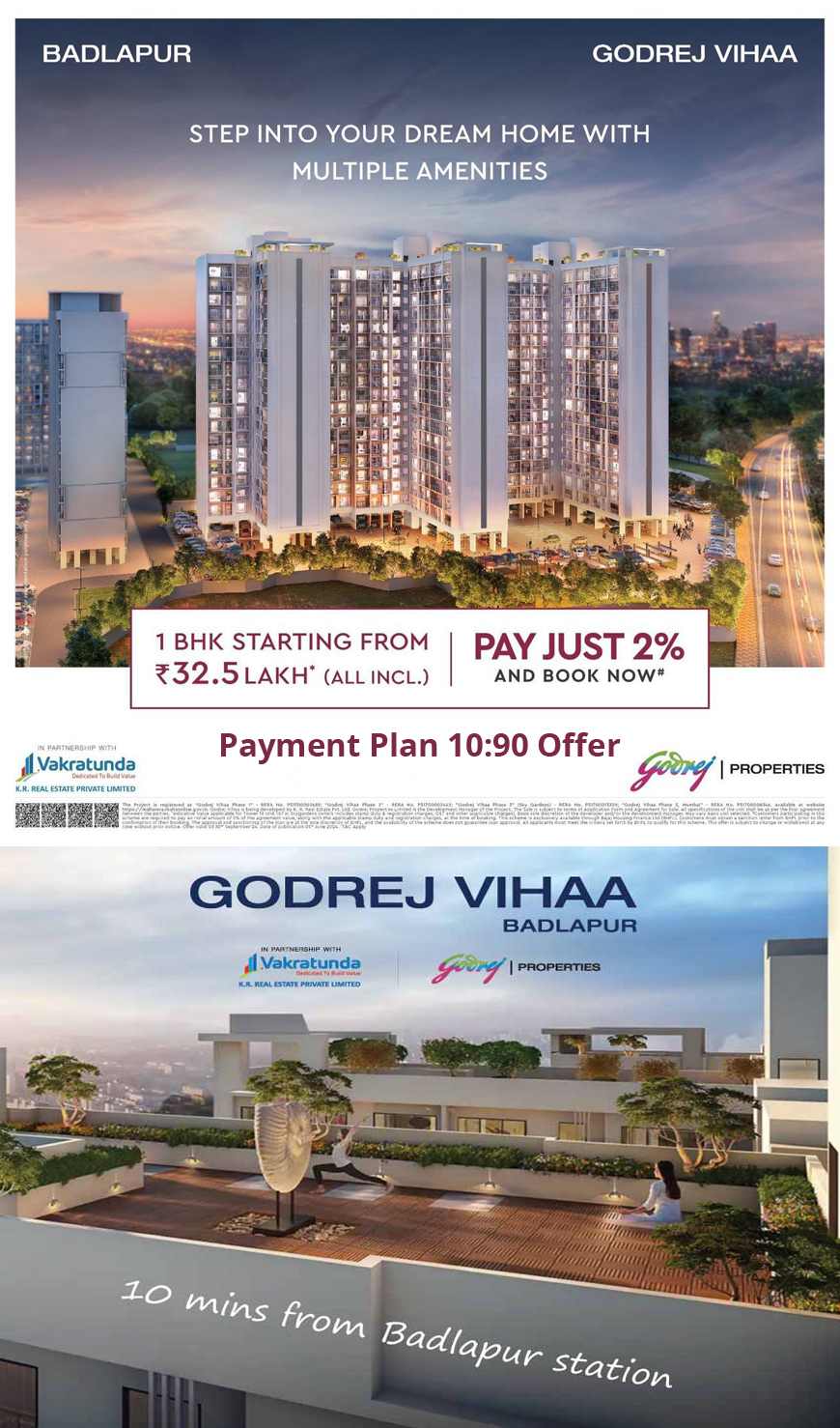Bhk Resale Flat In Godrej Prakriti Room Godrej Prakriti Flat Price